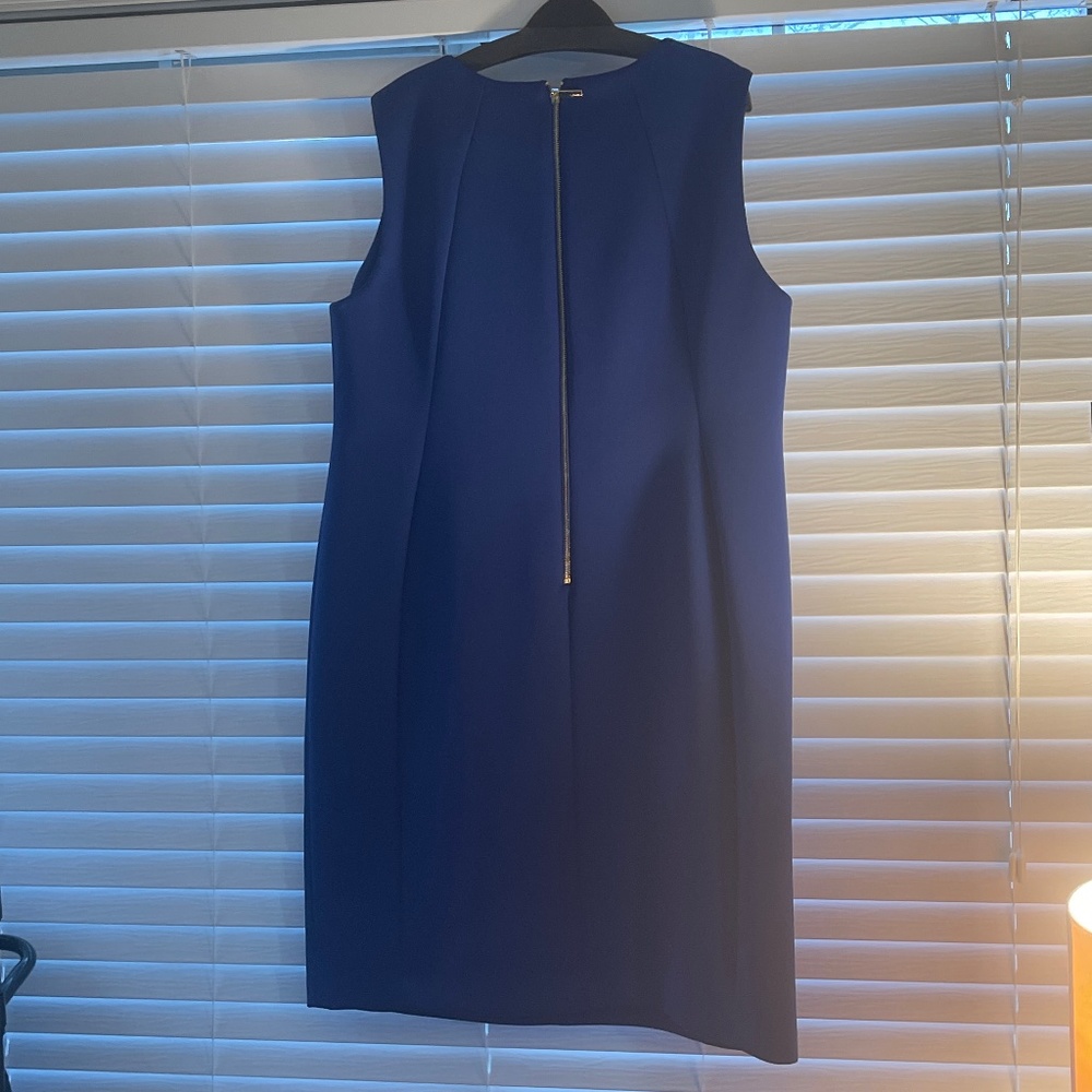 Calvin Klein Blue Sheath Dress 22W